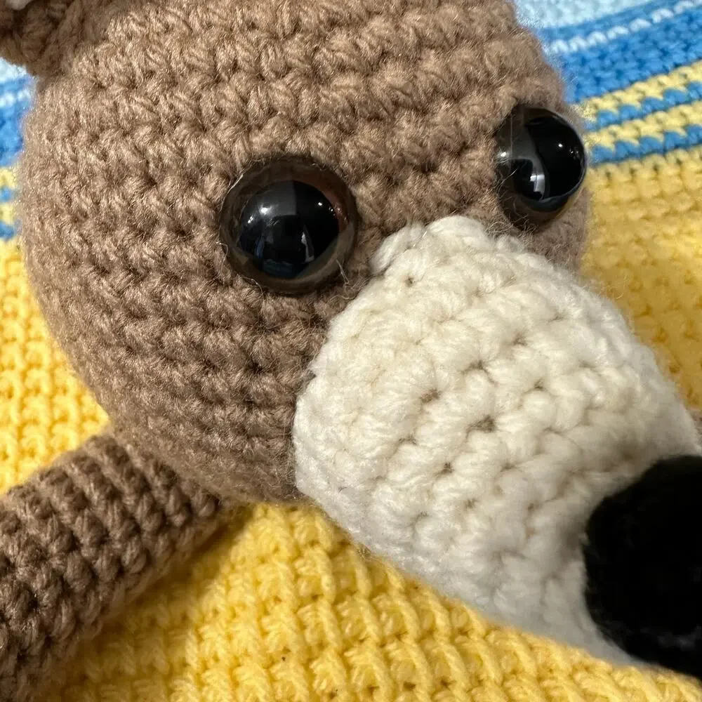 Crochet Kangaroo Lovey Free Pattern Snuggle Carry Blanket